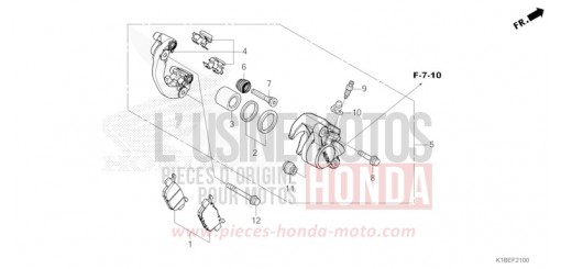 ETRIER DE FREIN ARRIERE NSS350AP de 2023